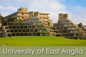 PhD International Studentships at University of East Anglia in UK, 2019