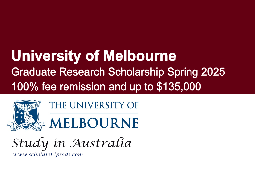 Australian Graduate Research Scholarships.
