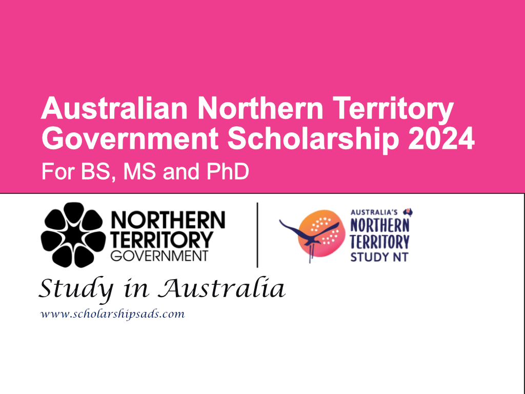 Australian Northern Territory Government Scholarships.