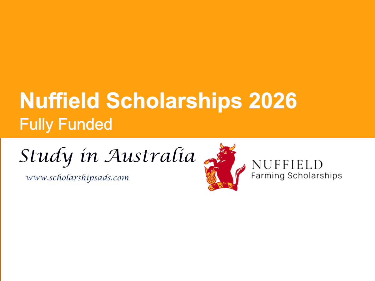 Nuffield Australia Scholarships.