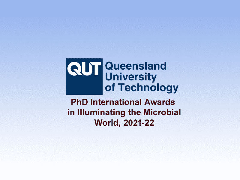 Queensland University of Technology PhD international awards, 2021-22