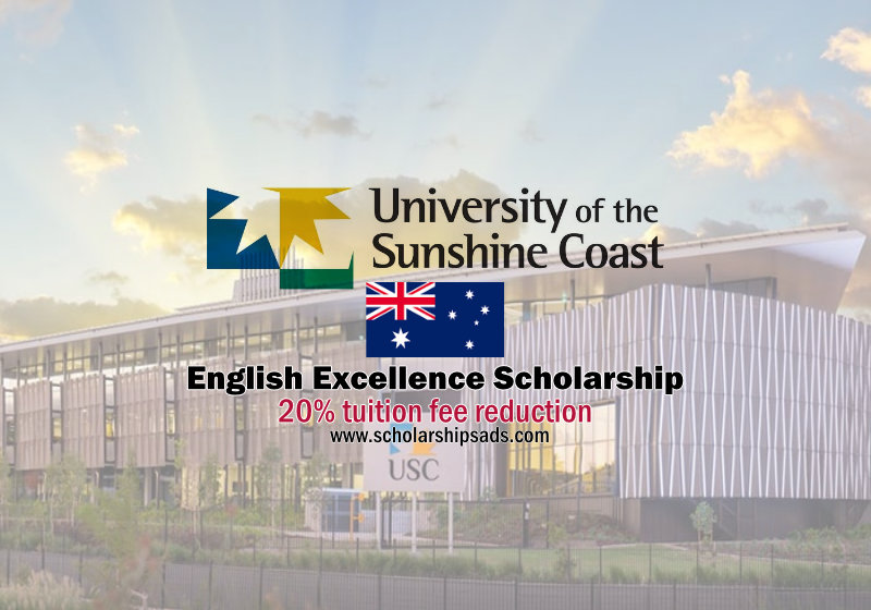 University of the Sunshine Coast Australia English Excellence Scholarships.