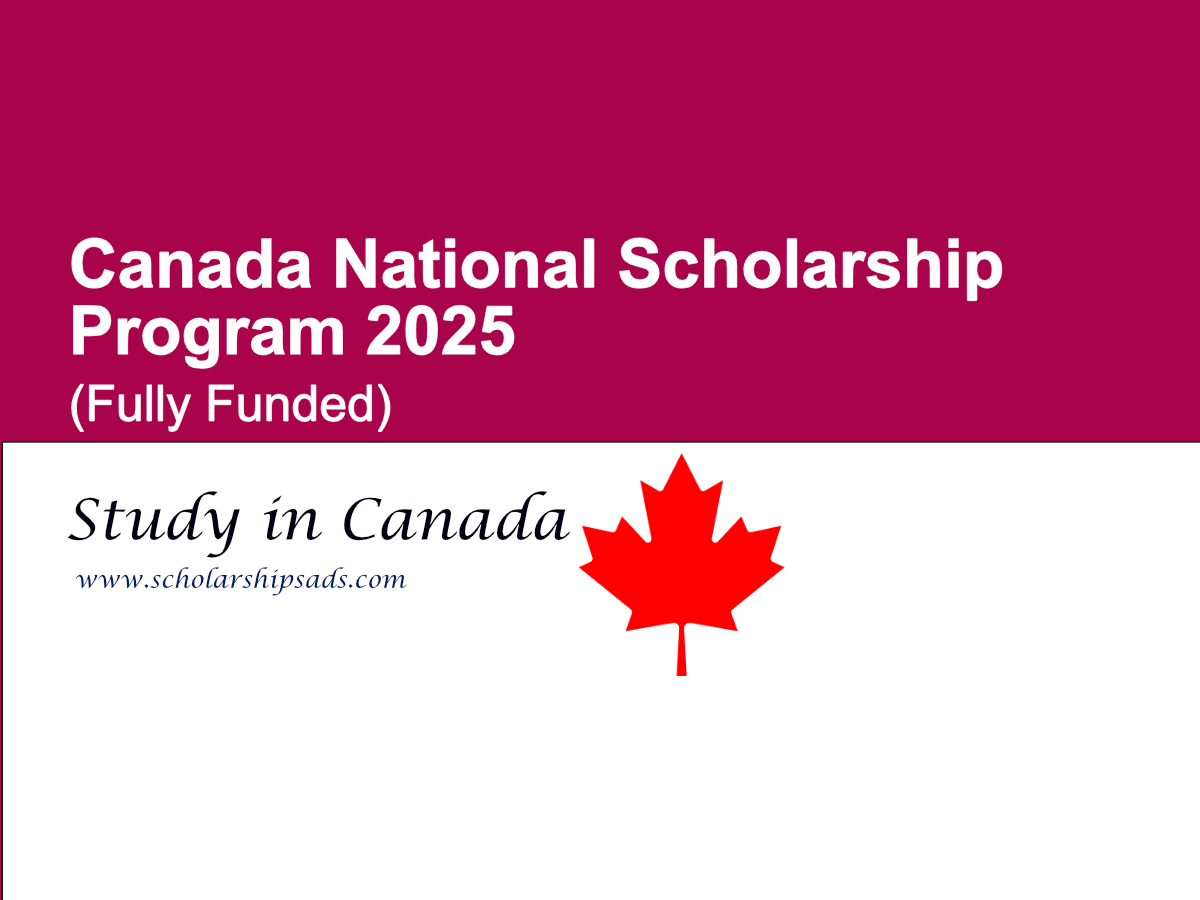 Canada National Scholarships.