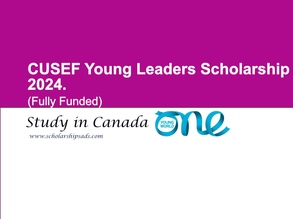 CUSEF Young Leaders Scholarships.