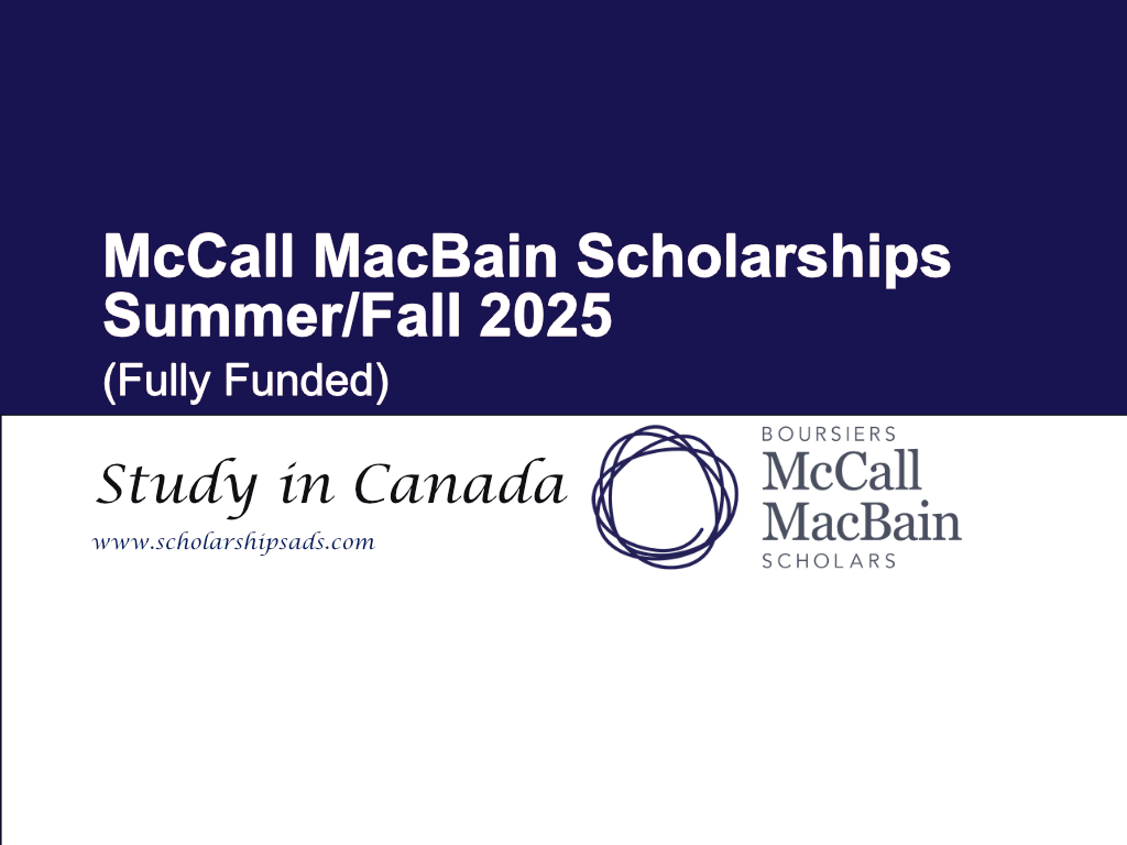 McCall MacBain Scholarships.