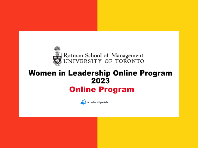 Rotman School of Management - Women in Leadership Online Program 2023