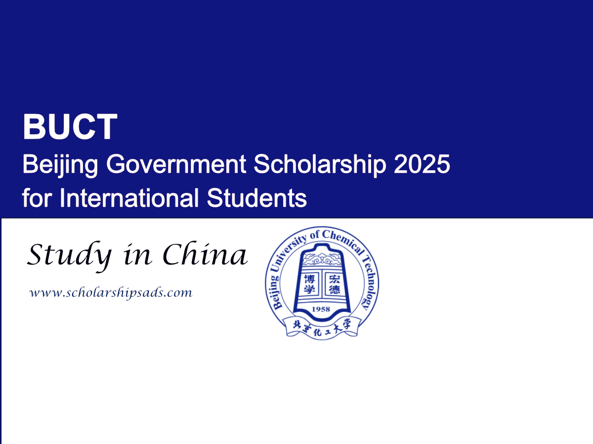 BUCT China Beijing Government Scholarships.