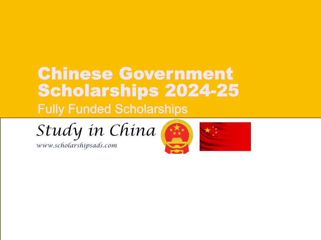 Chinese Government Scholarships.