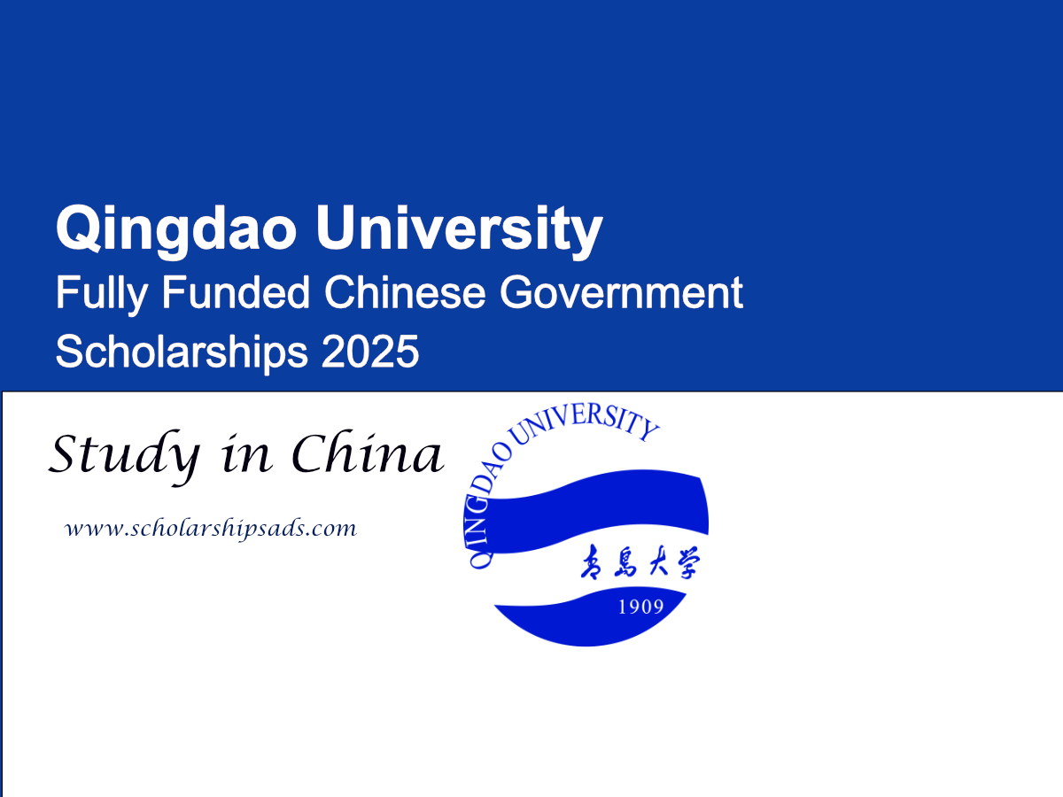 Qingdao University Offers Fully Funded Chinese Government Scholarships.