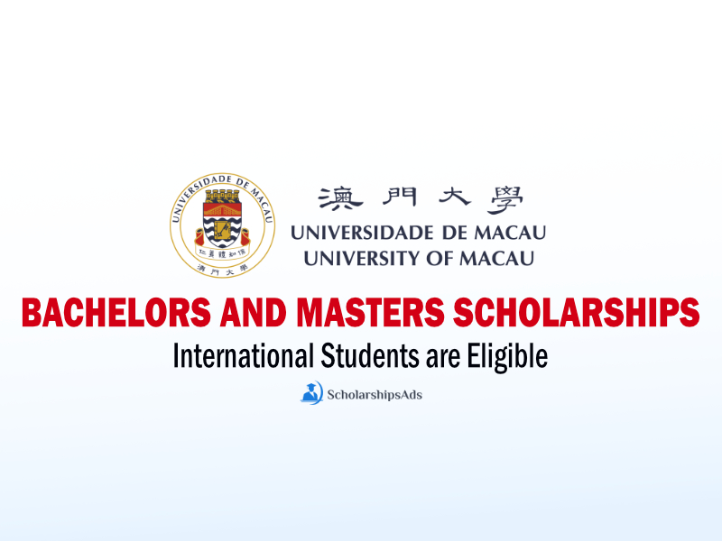 University of Macau China Bachelors and Masters Scholarships.