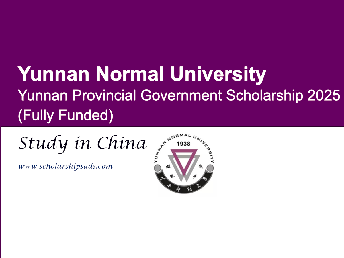 Yunnan Provincial Government Scholarships.