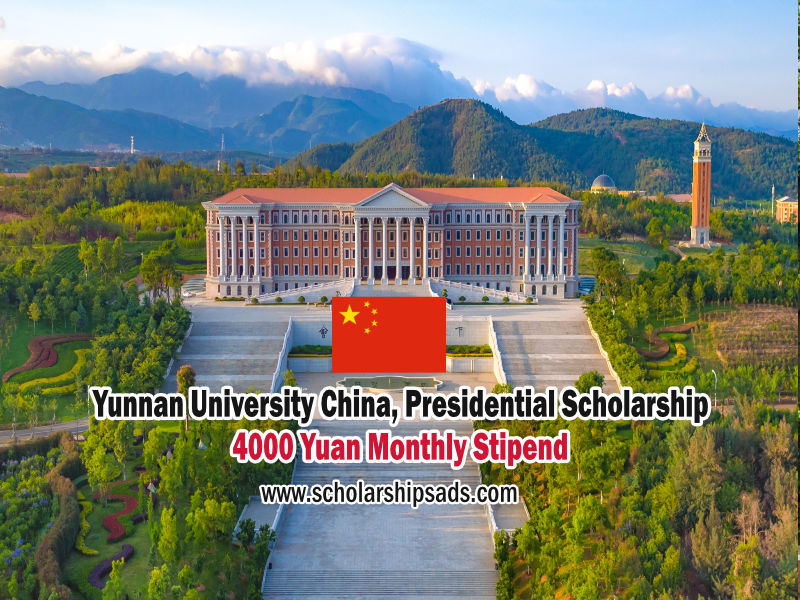 Yunnan University China 2023 Scholarships.