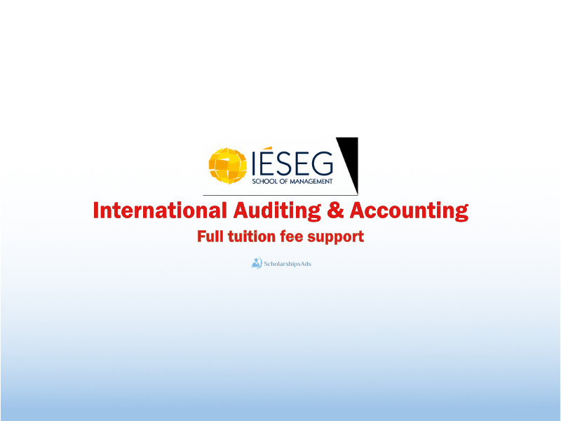 GMAT international awards in International Accounting, Audit &amp; Control, France