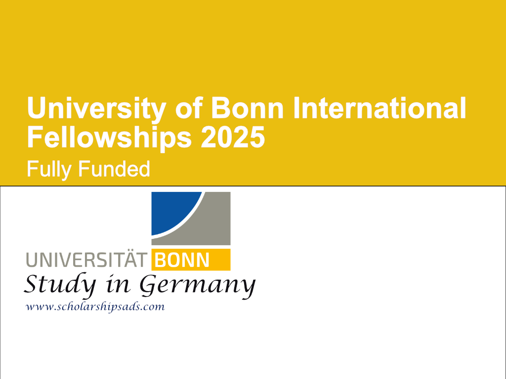 University of Bonn International Fellowships 2025 in Germany (Fully Funded)