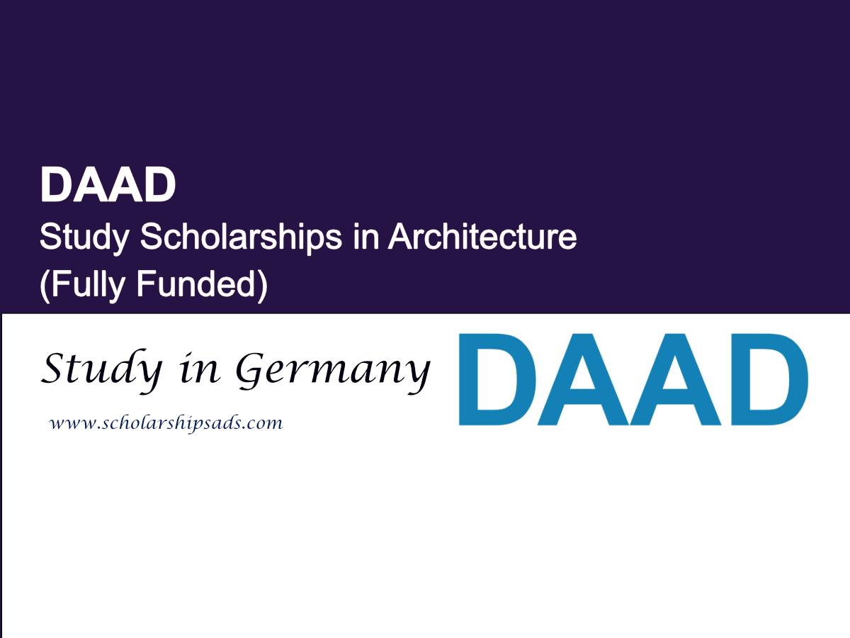 DAAD Germany Study Scholarships.