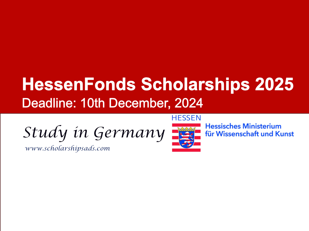 HessenFonds Germany Scholarships.