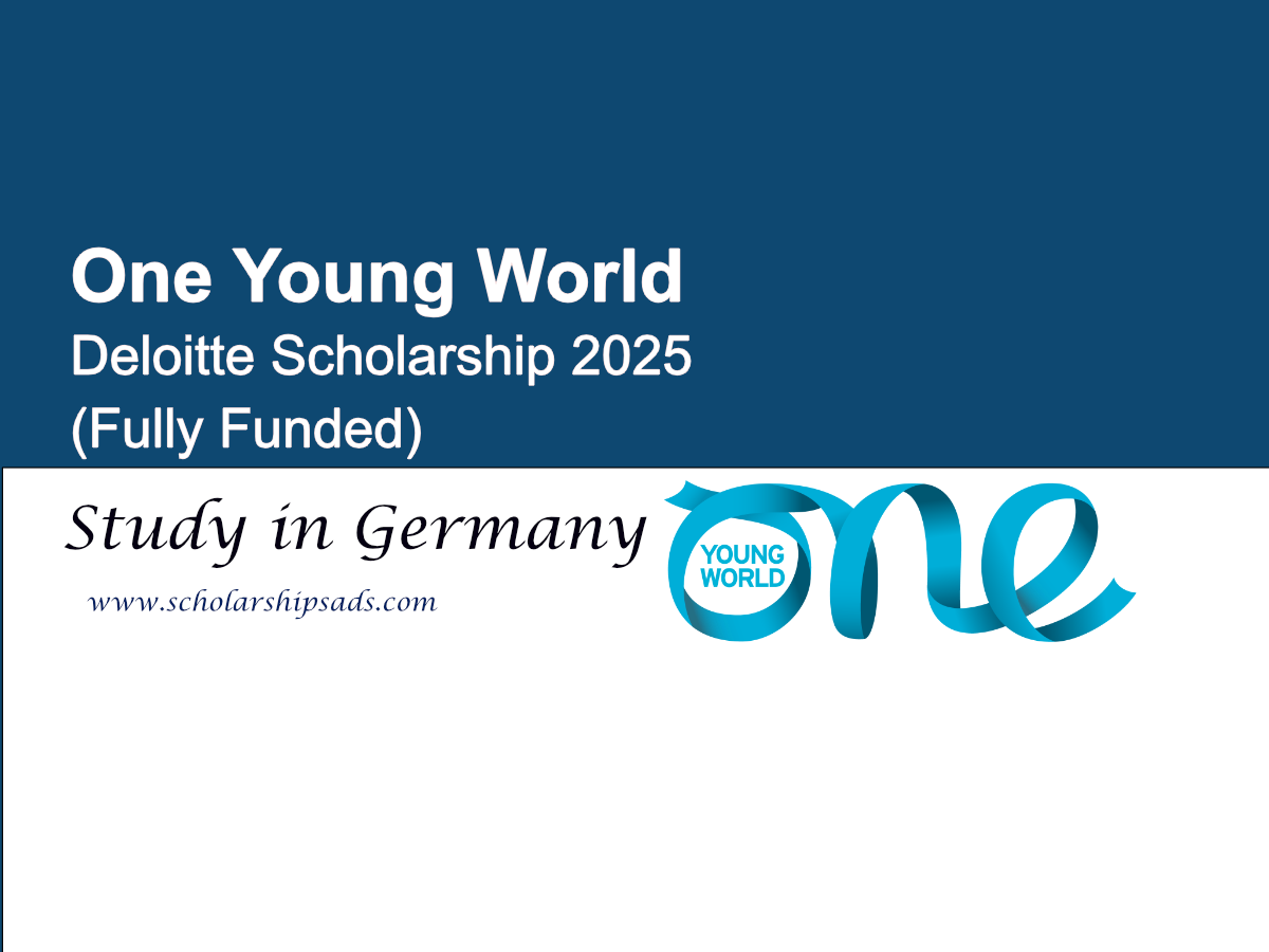 One Young World Deloitte Scholarships.