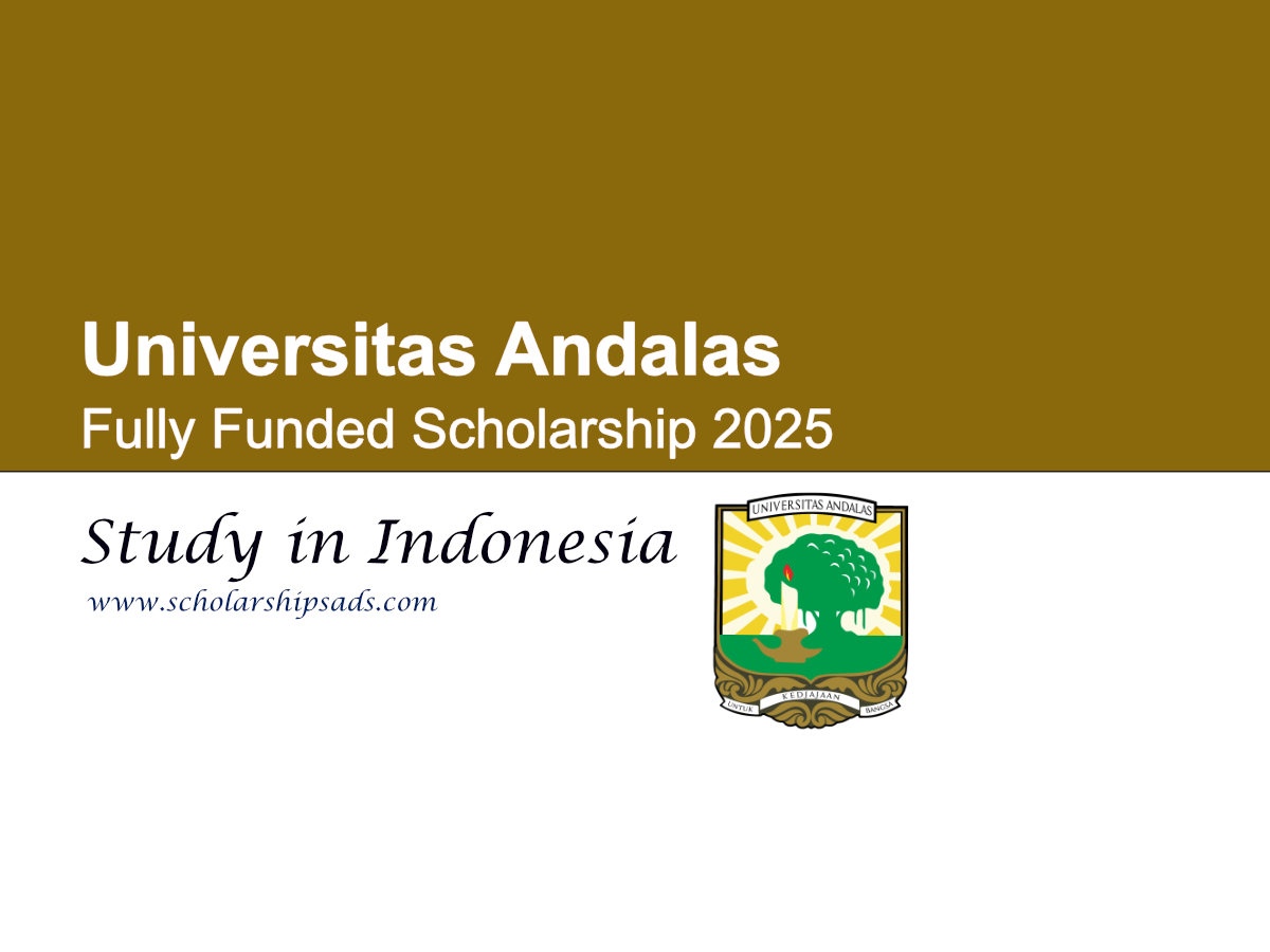 Universitas Andalas Indonesia Scholarships.