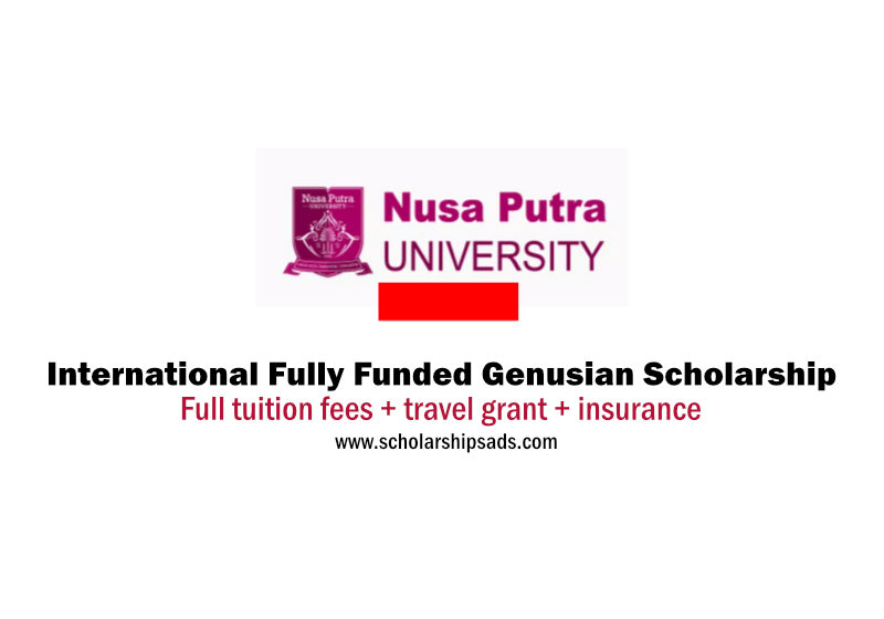Nusa Putra Univerisity Sukabumi Indonesia International Fully Funded Genusian Scholarships.