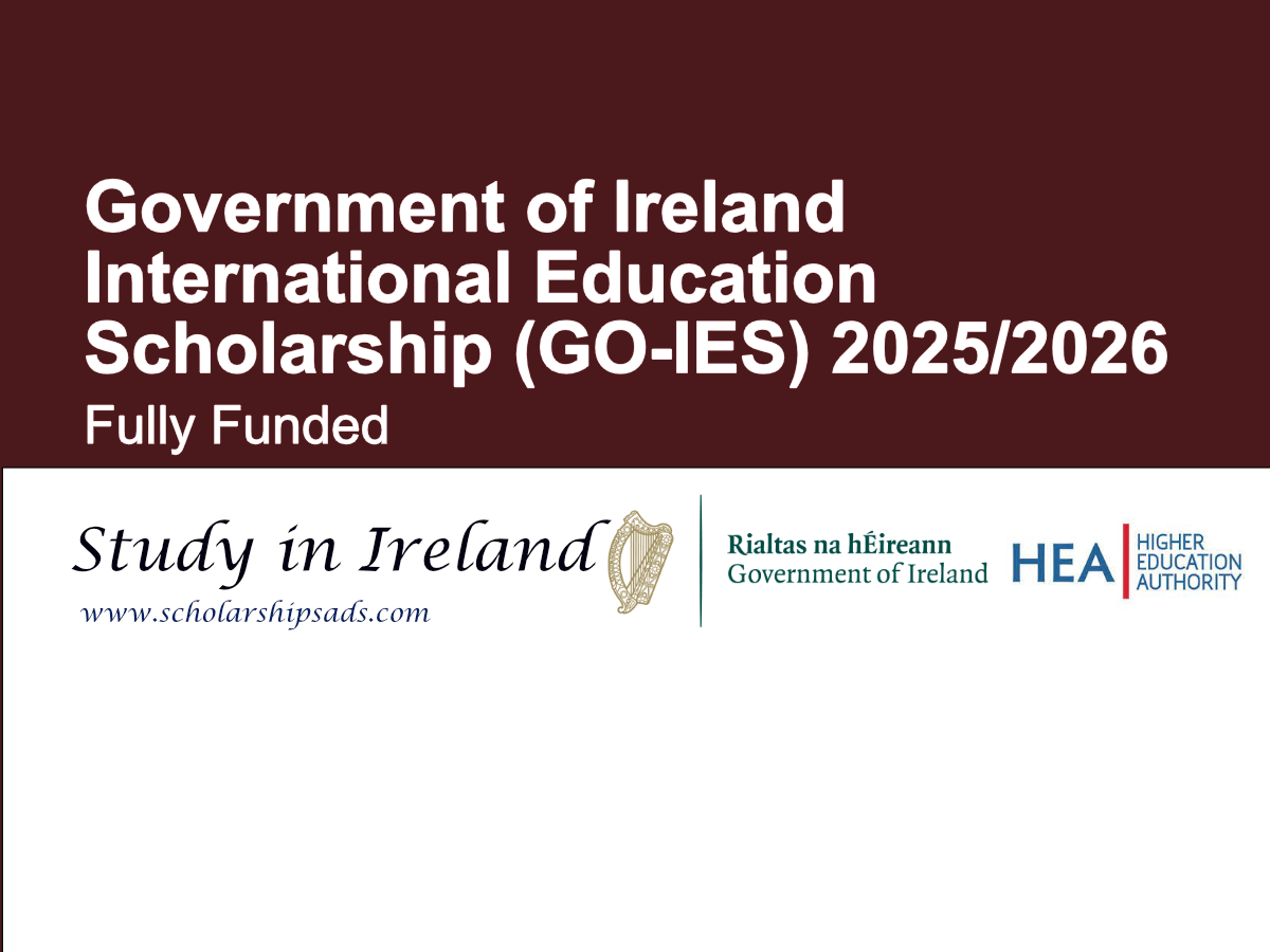 Government of Ireland International Education Scholarships.