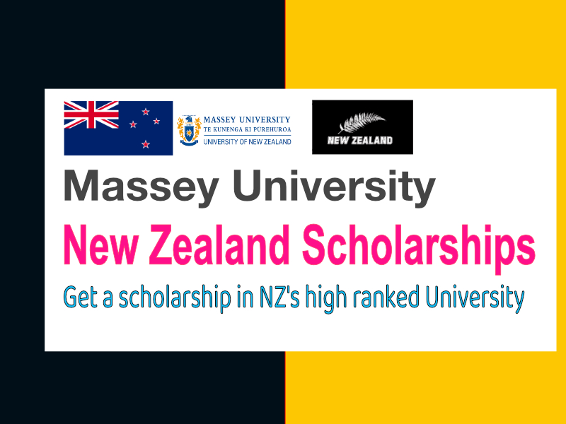 Massey University New Zealand Scholarships.