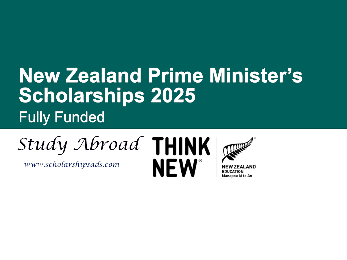 New Zealand Prime Minister’s Scholarships.