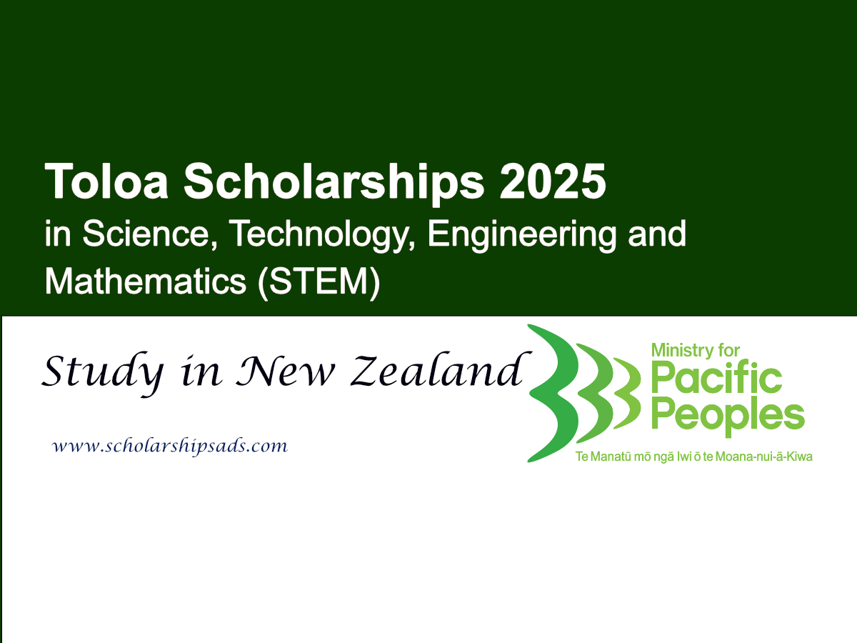 New Zealand Toloa Scholarships.