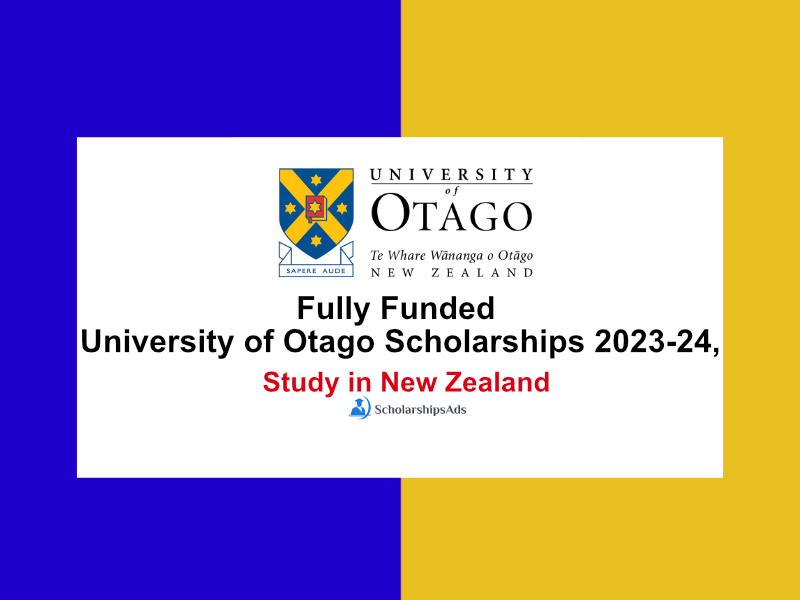 Fully Funded University of Otago Scholarships.