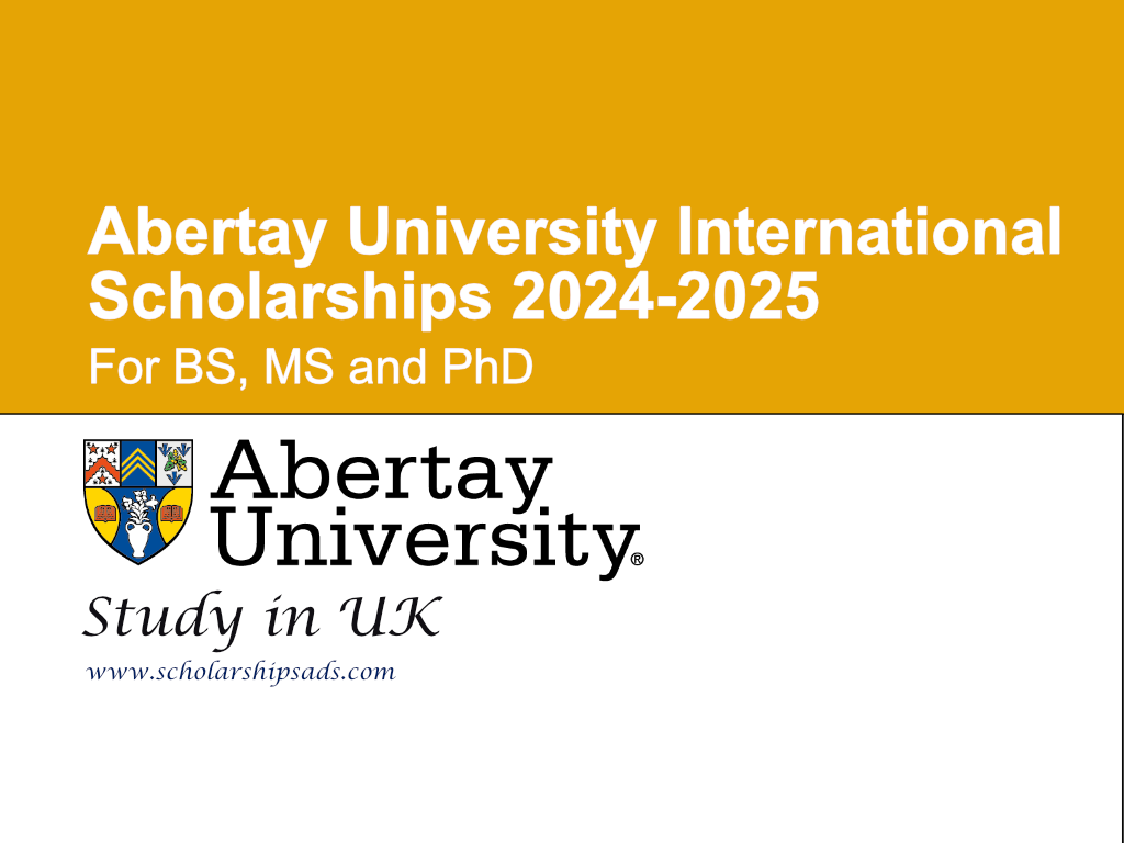 Abertay University Scholarships.