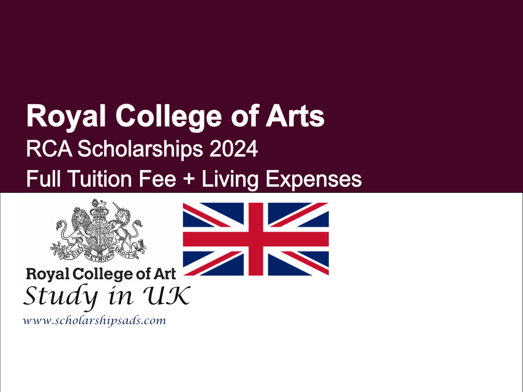 Royal College of Arts RCA Scholarships.