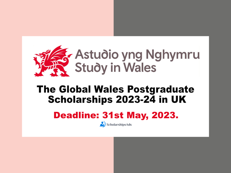 Unlock Your Future with The Global Wales Postgraduate Scholarships.