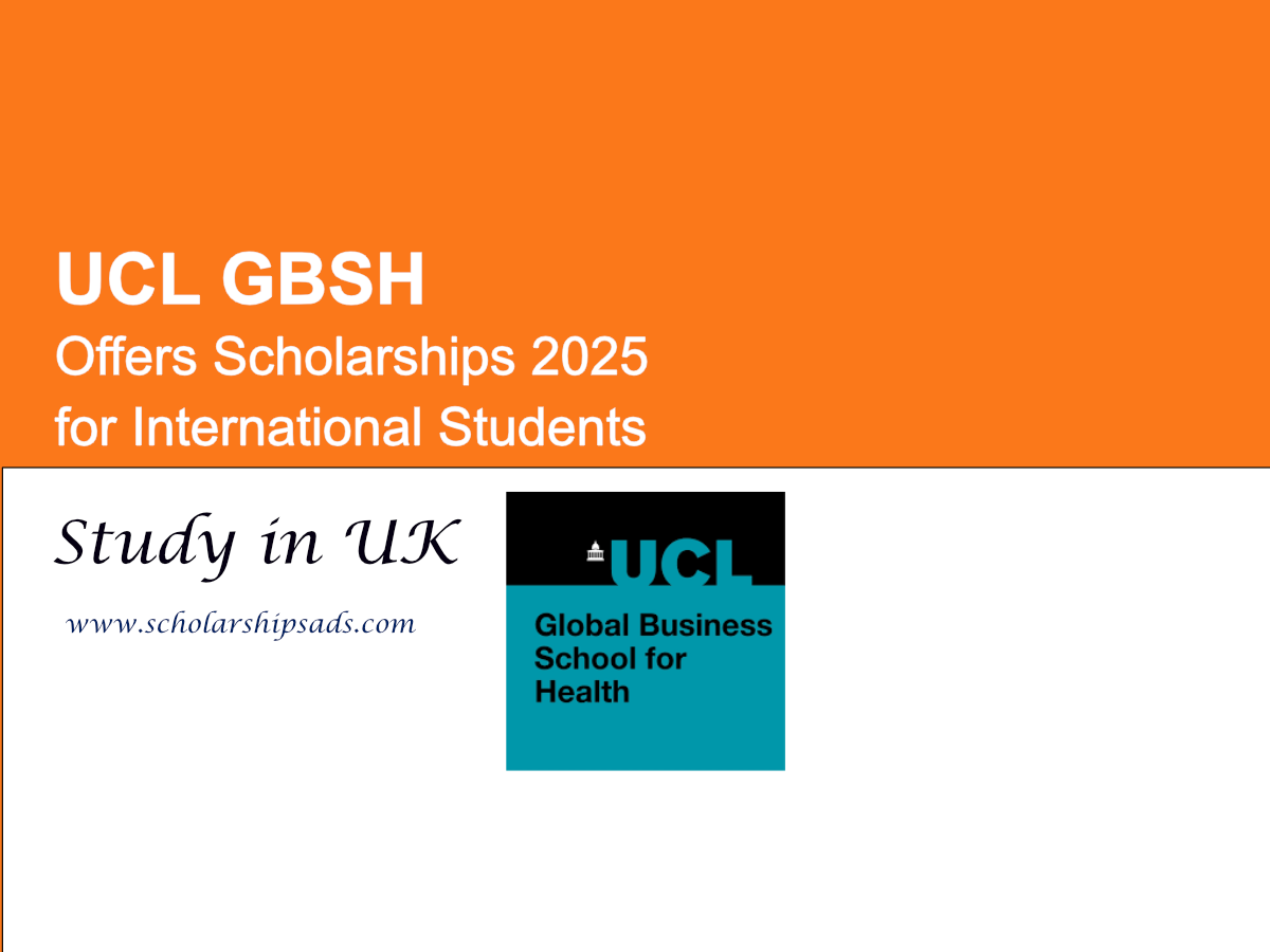 UCL GBSH Offers Scholarships.