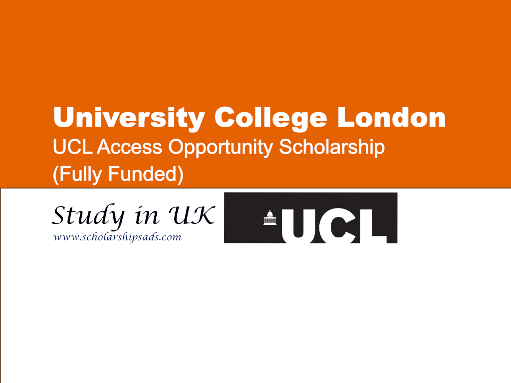 UCL Access Opportunity Scholarships.