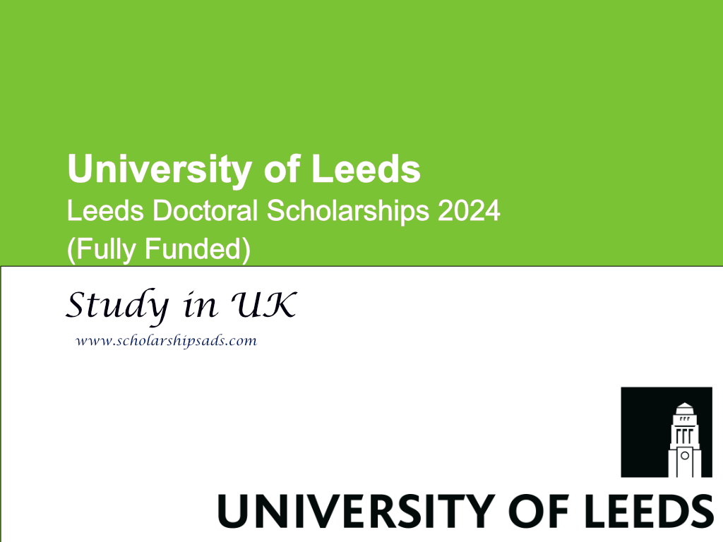 University of Leeds Doctoral Scholarships.