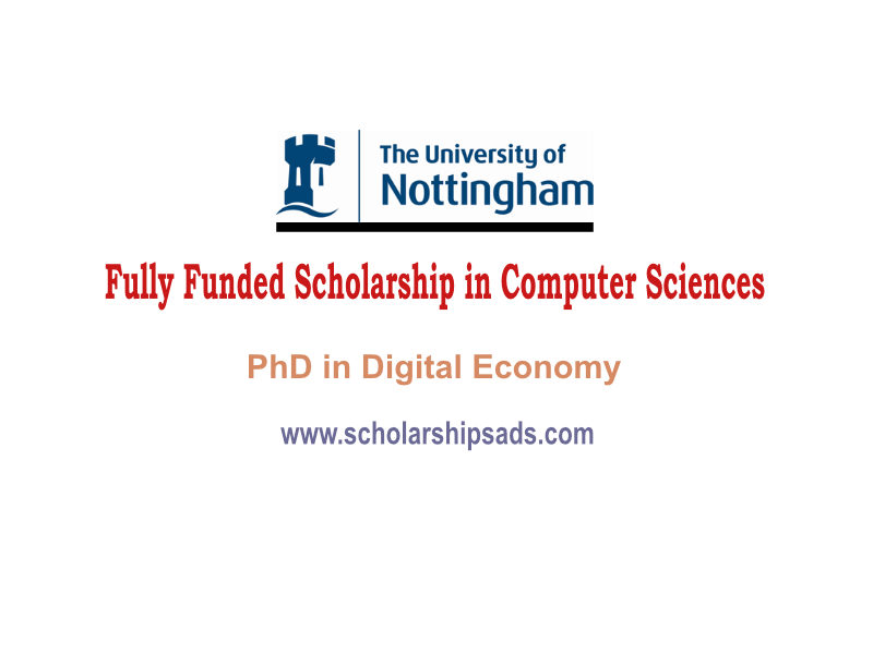 University of Nottingham - fully funded Scholarships.