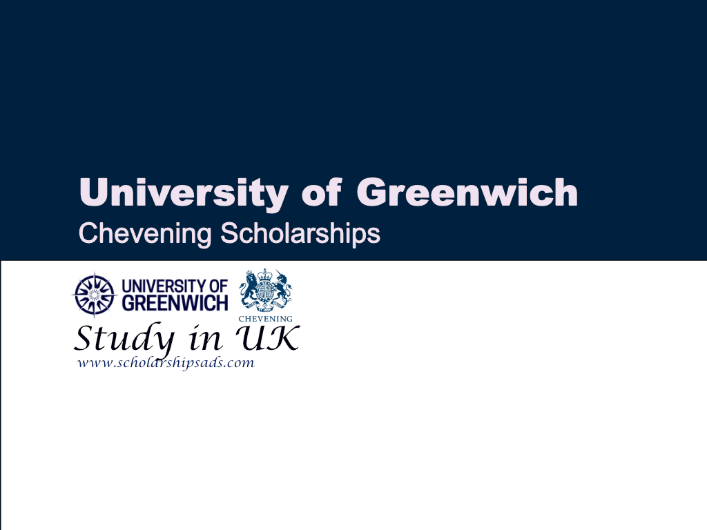 University of Greenwich Chevening Scholarships.