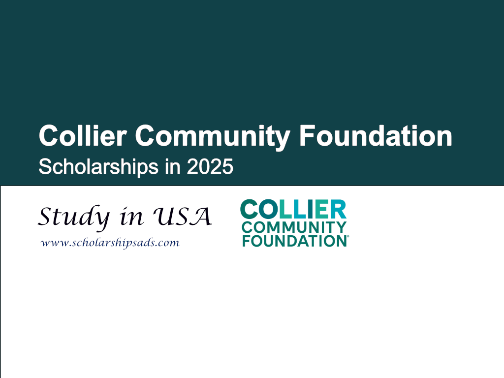 Collier Community Foundation USA Scholarships.