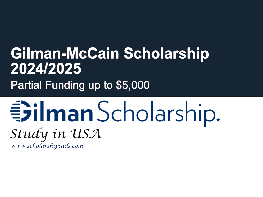 Gilman-McCain Scholarships.