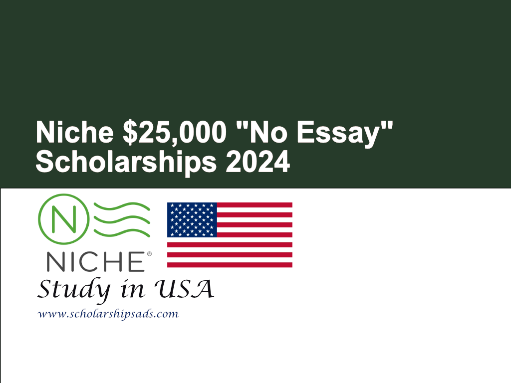 Niche $25,000 &quot;No Essay&quot; Scholarships.