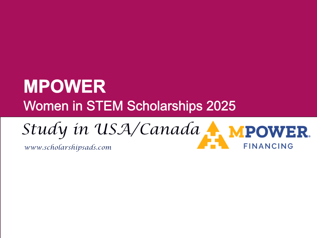 MPOWER USA and Canada Women in STEM Scholarships.