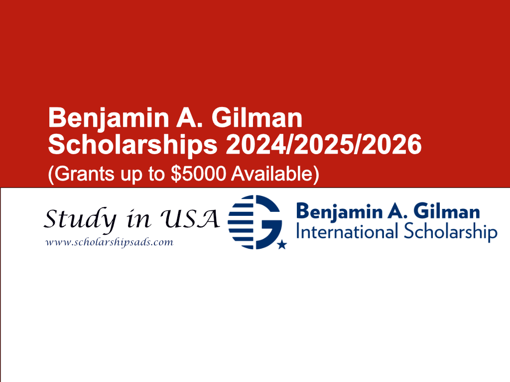 USA Benjamin A. Gilman International Scholarships.