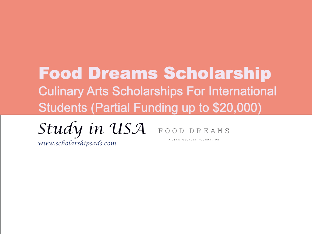 Food Dreams Scholarships.