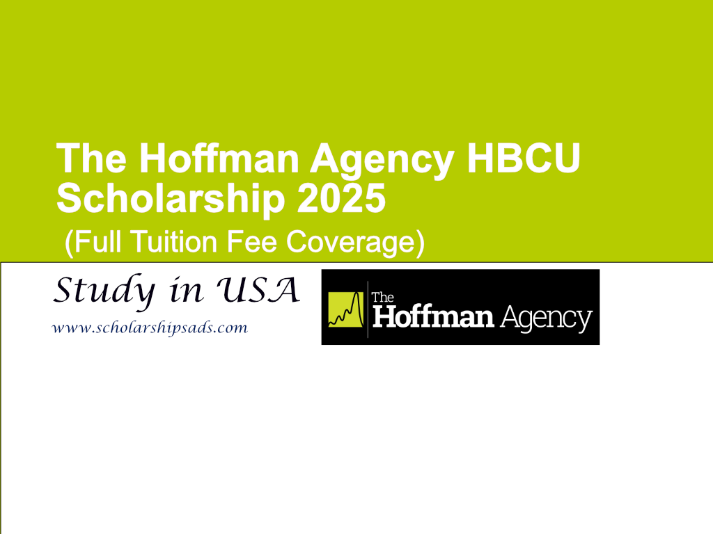 The Hoffman Agency USA HBCU Scholarships.