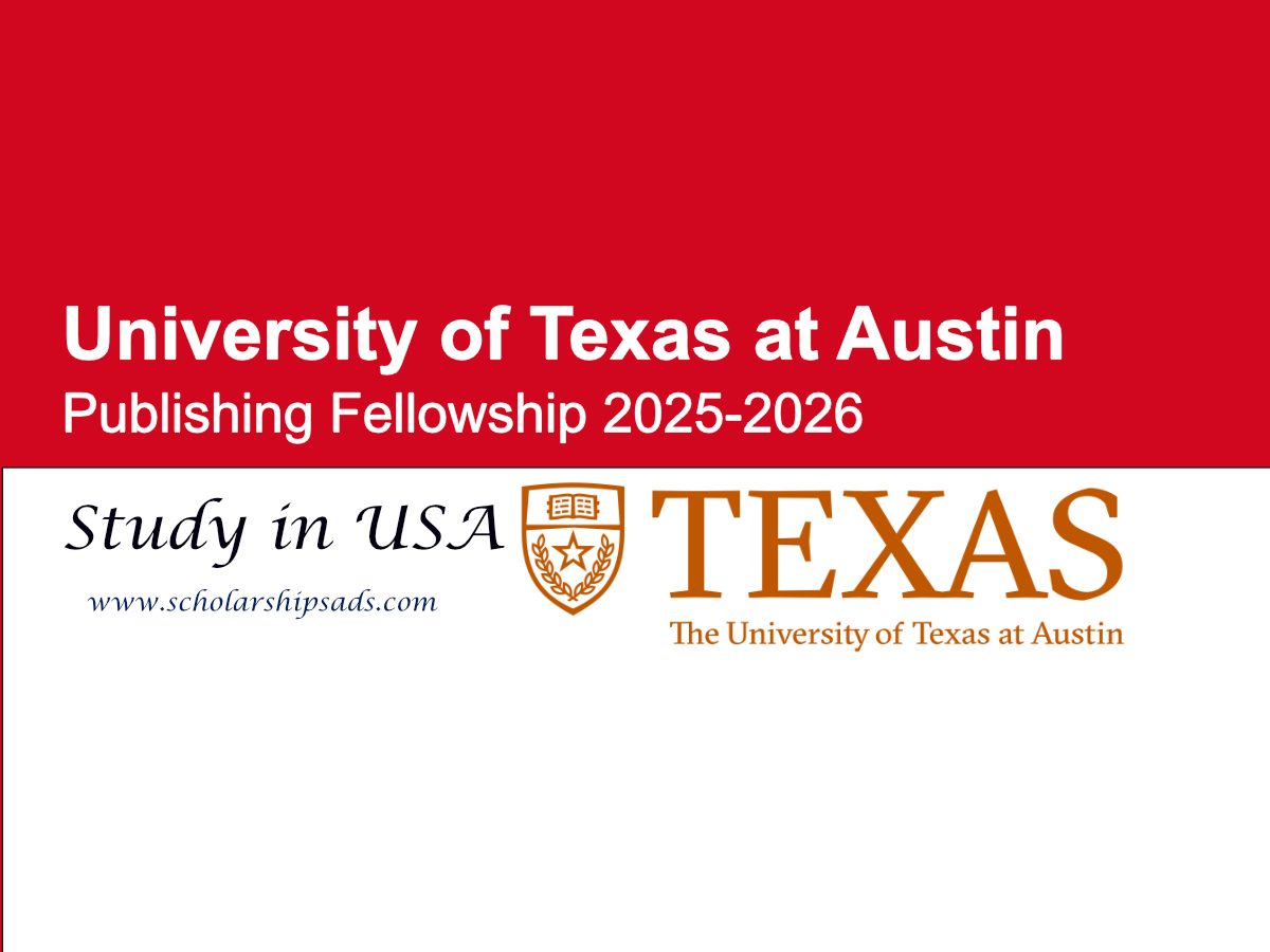 University of Texas at Austin USA Publishing Fellowship 2025-2026