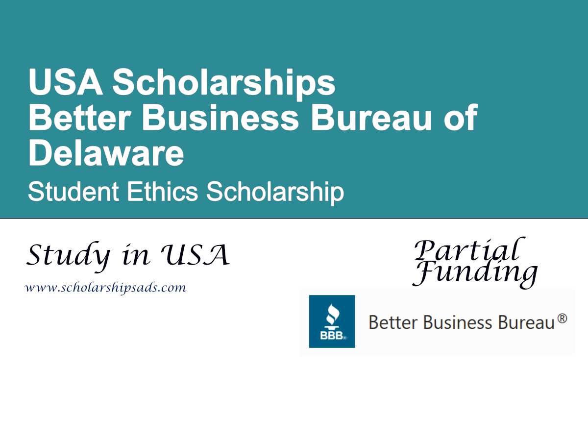 Better Business Bureau of Delaware Student Ethics Scholarship