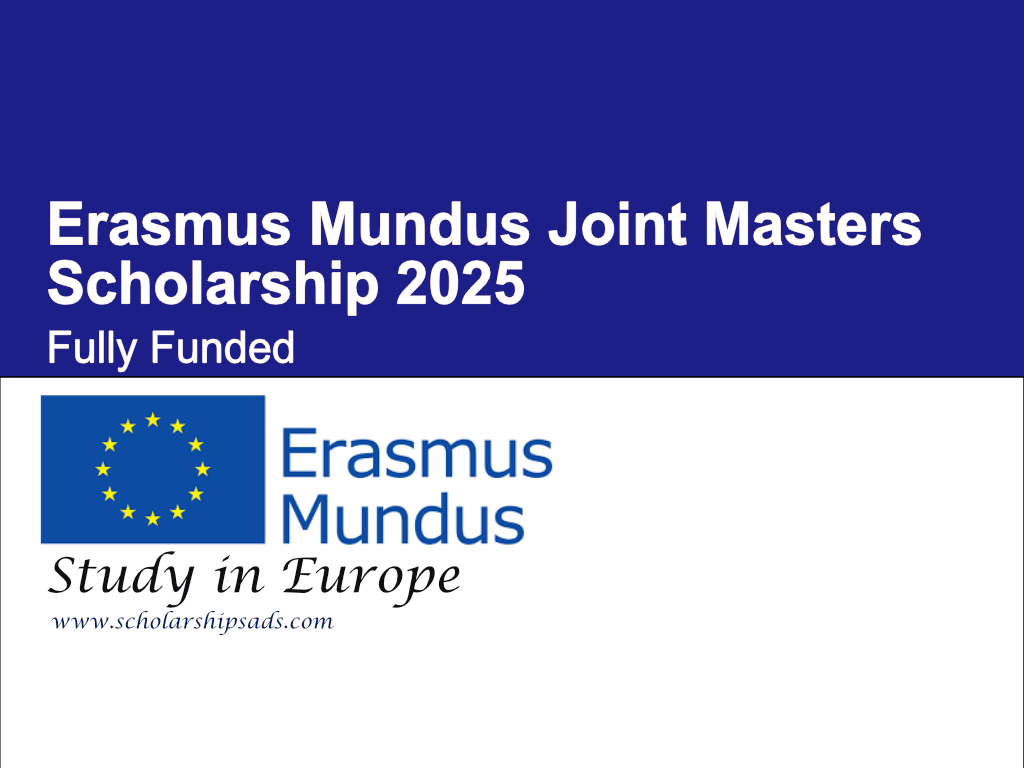 Erasmus Mundus Joint Masters Scholarships.