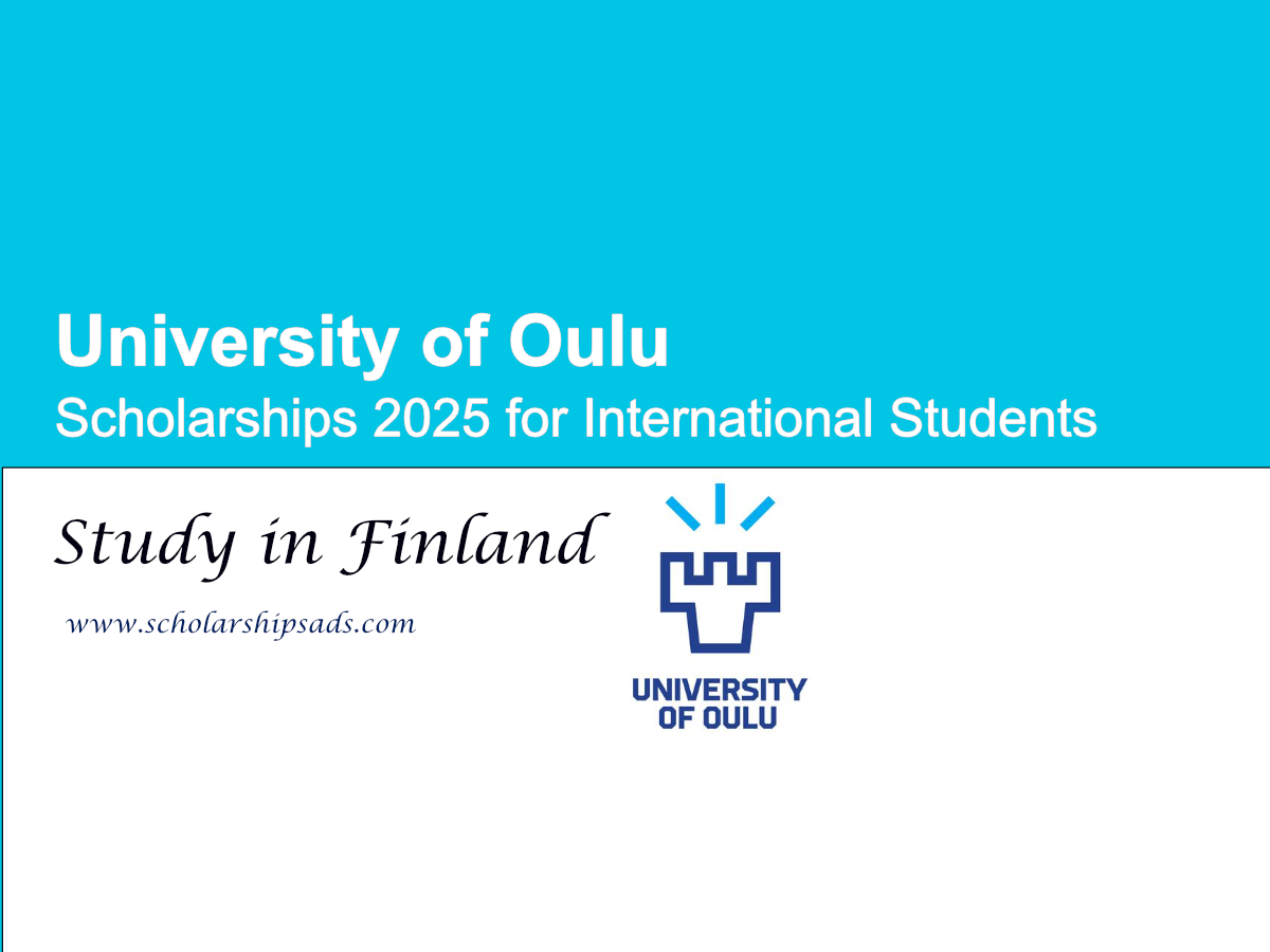 University of Oulu Finland Scholarships.