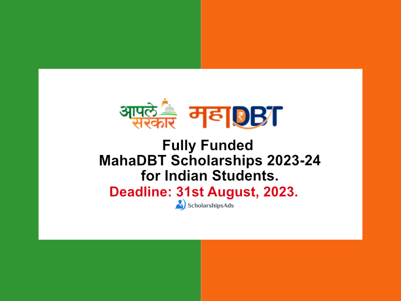 Fully Funded MahaDBT Scholarships.