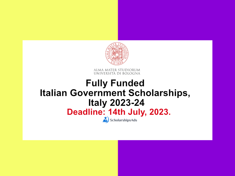 Fully Funded Italian Government Scholarships.