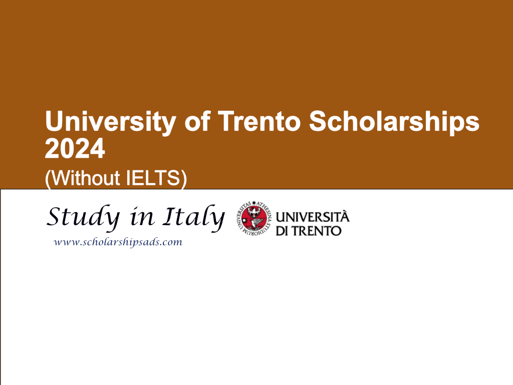 University of Trento Scholarships.